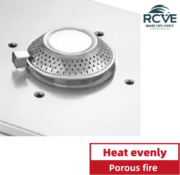 KTX-827411 Compact Outdoor Mini Portable Gas Stove for Camping and Hiking - 21.5 x 20 x 13.3 cm