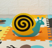 HKM-827603 Eco-Friendly Baby Crawling Play Mat - 9 Floor Mats with Edges and Corners, Ideal for Ages 2 Months and Up
