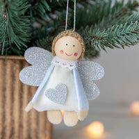 HKM-827667 Plush Pendant Christmas Tree Decorations, 12x10cm