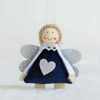 HKM-827667 Plush Pendant Christmas Tree Decorations, 12x10cm