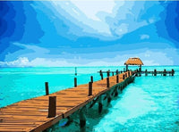 HKM-827731 Holiday Dreams Painting by Numbers Set - 40x50cm and 60x75cm Linen Canvas