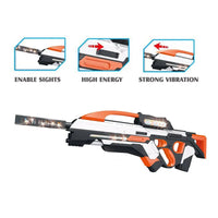 HKM-827859 Battery Operated Water Blaster Toy for Kids, Ages 2-13, Plastic, Fun Outdoor Play, Model EPT491891