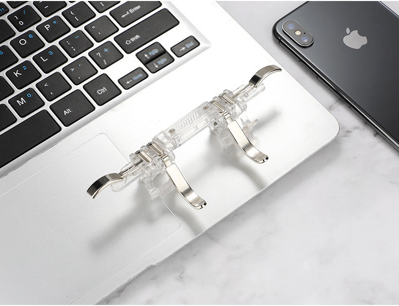 HKM-827923 Six-Finger Metal Button Gamepad for Smartphones - Ergonomic Game Joystick Accessory