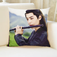 HKM-828115 Customizable Photo Napping Lumbar Pillow in Plush, Velvet, and Canvas