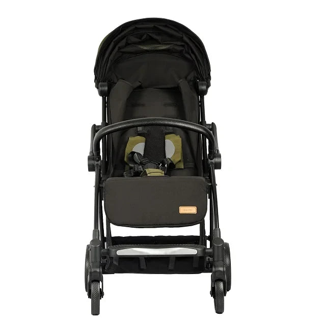 KTX-828243 Sturdy Green Baby Stroller with Durable Composite Fabric