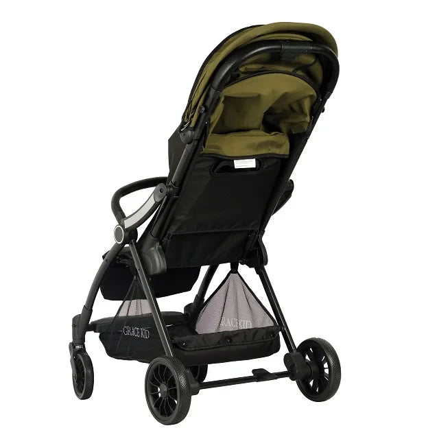 KTX-828243 Sturdy Green Baby Stroller with Durable Composite Fabric