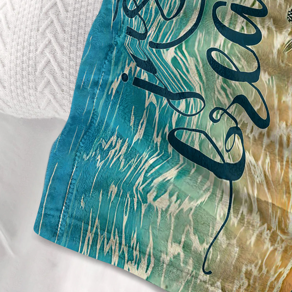 HKM-828371 Tropical Sea Turtle 3D Flannel Fleece Blanket - Soft Plush Throw for Bed, Sofa, Car - Multiple Sizes Available