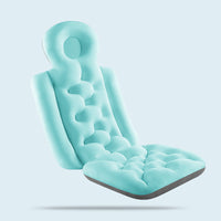 HKM-828435 Children’s Bath Mat for Bathtub - Milk Silk Fabric Cushion in Light Blue and Pink Options