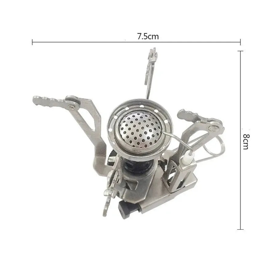 KTX-828563 Compact Portable Mini Gas Stove for Camping and Picnics - Lightweight and Easy to Carry