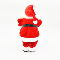 HKM-828627 Dancing Santa Claus Doll for Christmas Decorations - 30 CM Plush Stuffed Toy