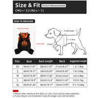 HKM-828627 Halloween Creative Printed Pet Costume, Multi-Size Polyester Outfit for Dogs