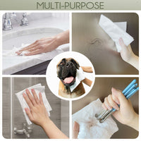 HKM-828627 Portable Cotton Face Towels for Travel - Lightweight & Disposable, 12x10 inches