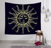 HKM-828755 Bohemian Wind Tapestry Wall Hanging - Soft Polyester Fiber, Two Sizes Available
