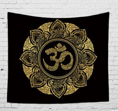 KTX-828755 Bohemian Wind Tapestry Wall Hanging - Soft Polyester Fiber, Two Sizes Available