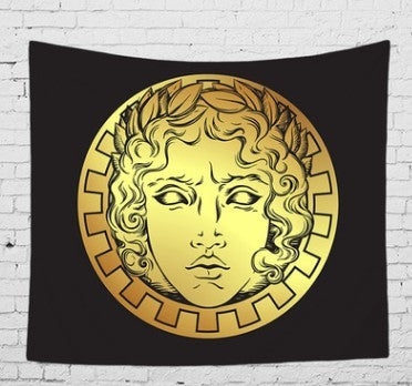 KTX-828755 Bohemian Wind Tapestry Wall Hanging - Soft Polyester Fiber, Two Sizes Available