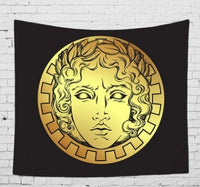 HKM-828755 Bohemian Wind Tapestry Wall Hanging - Soft Polyester Fiber, Two Sizes Available