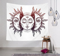 HKM-828755 Bohemian Wind Tapestry Wall Hanging - Soft Polyester Fiber, Two Sizes Available