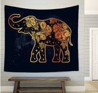 HKM-828755 Bohemian Wind Tapestry Wall Hanging - Soft Polyester Fiber, Two Sizes Available