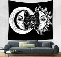 HKM-828755 Bohemian Wind Tapestry Wall Hanging - Soft Polyester Fiber, Two Sizes Available