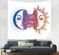 HKM-828755 Bohemian Wind Tapestry Wall Hanging - Soft Polyester Fiber, Two Sizes Available
