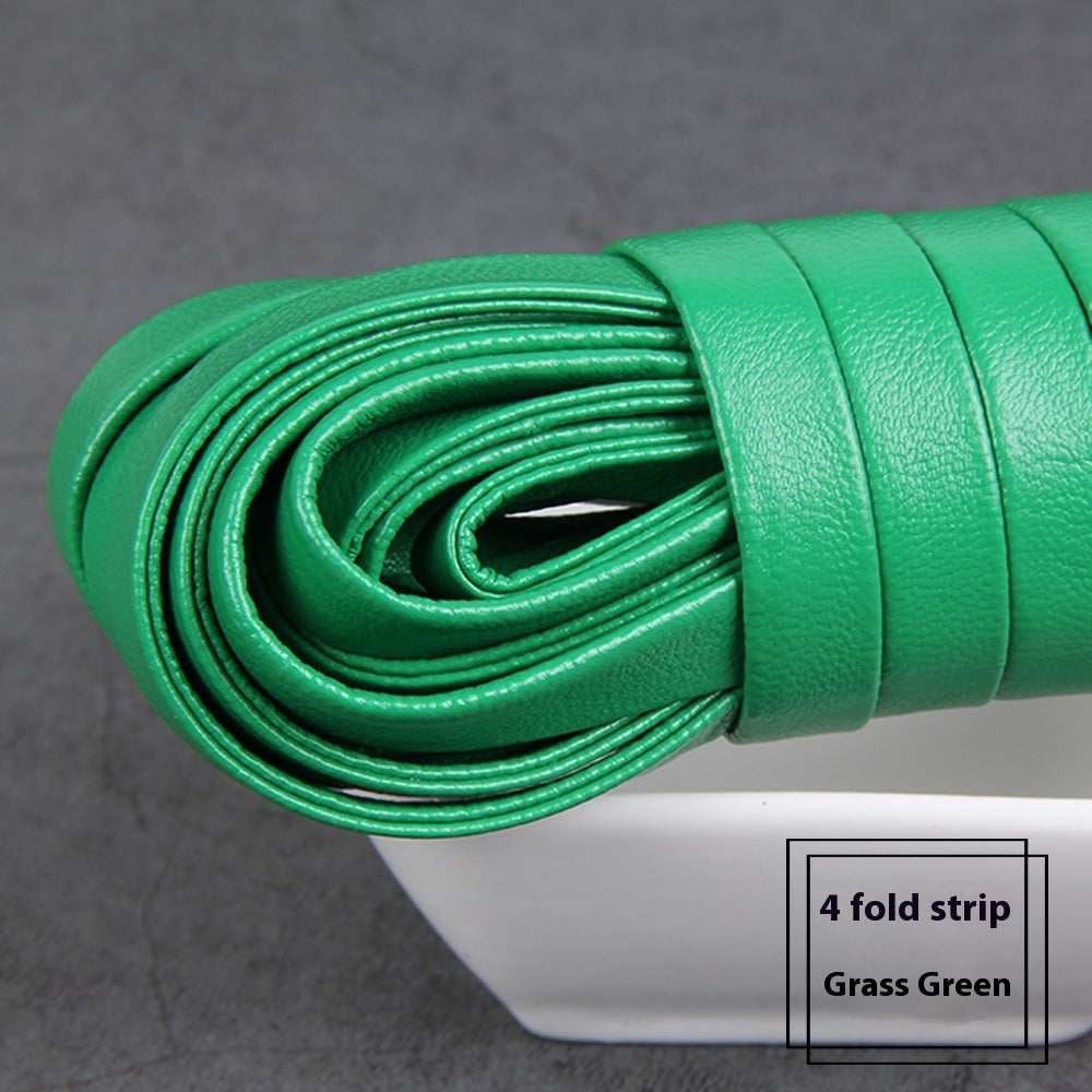 HKM-828883 Four-Fold Layering Environmental Protection Sheepskin Leather Rope in Assorted Colors