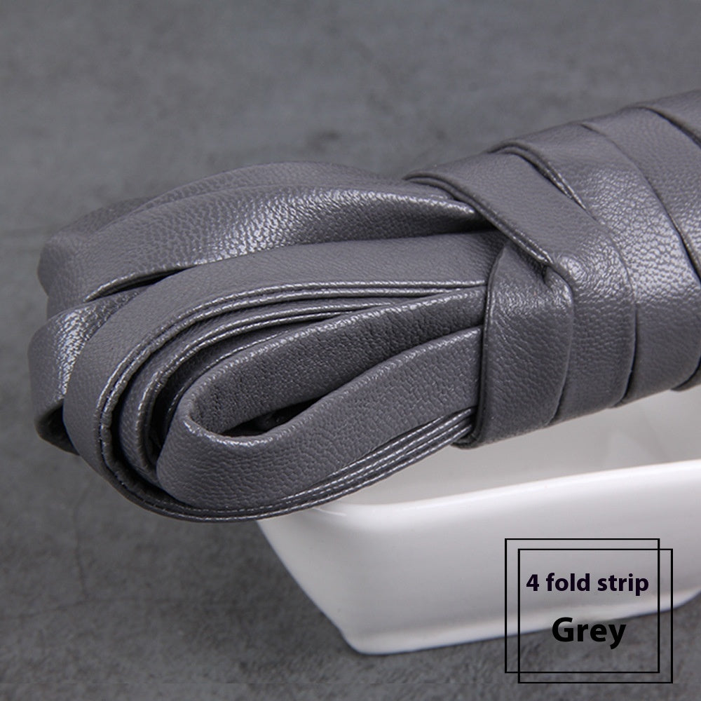 HKM-828883 Four-Fold Layering Environmental Protection Sheepskin Leather Rope in Assorted Colors