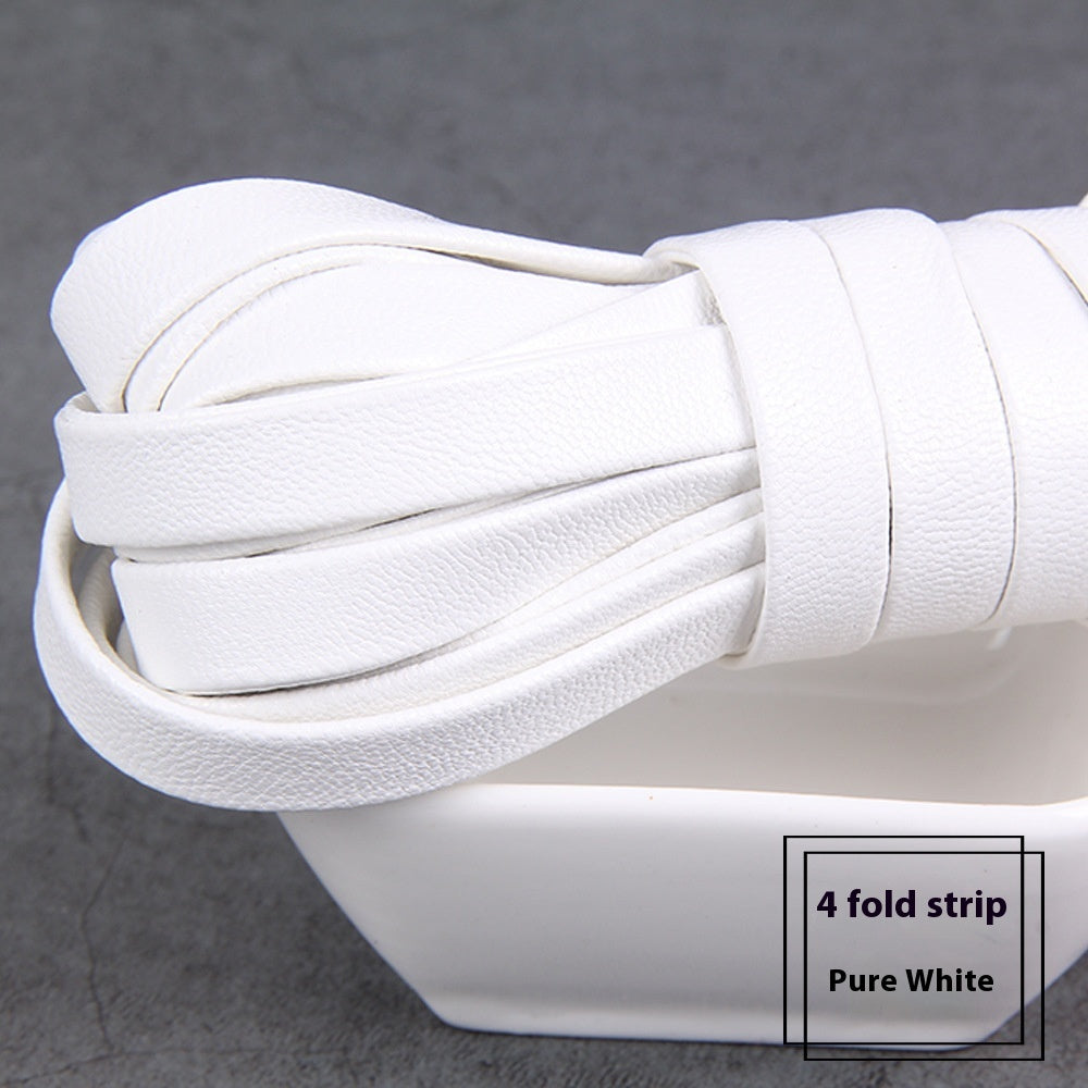 HKM-828883 Four-Fold Layering Environmental Protection Sheepskin Leather Rope in Assorted Colors