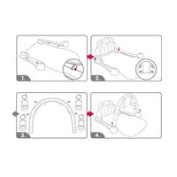 HKM-829011 Baby Activity Piano Play Mat with Music and Lights, Soft Toy for Infants - Age 0-24 Months
