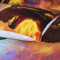 HKM-829011 Digital Printed Polyester Bedding Set - 3 Pieces