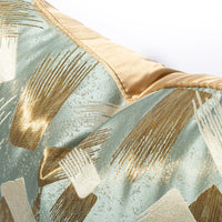 HKM-829011 Light Blue Green Luxury Sofa Pillow Cases - 30x50cm, 45x45cm, 50x50cm, PP Cotton