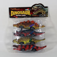 HKM-829459 Dinosaur Pull Back Toy Car - Mini Realistic Dino Inertial Vehicle for Kids