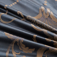 HKM-829523 Elegant Tencel Cotton Satin Jacquard Four-Piece Bedding Set