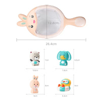HKM-829779 Colorful Animal Bath Toy Set with Fishing Net – Interactive Water Spraying Fun for Toddlers and Kids