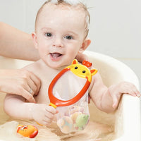 HKM-829779 Colorful Animal Bath Toy Set with Fishing Net – Interactive Water Spraying Fun for Toddlers and Kids
