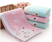 HKM-829779 Cotton Kitty Hand Towels – Cute and Absorbent Bathroom Essential