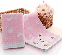 HKM-829779 Cotton Kitty Hand Towels – Cute and Absorbent Bathroom Essential