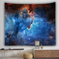 HKM-829907 Multifunctional Printed Star Tapestry - Polyester Fiber Wall Hanging & Sitting Blanket