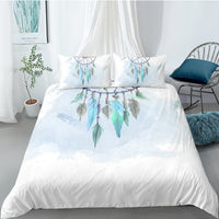 HKM-830163 Dream Catcher Digital Printing Three-Piece Quilt Cover Set in Modern Style