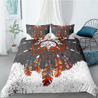 HKM-830163 Dream Catcher Digital Printing Three-Piece Quilt Cover Set in Modern Style