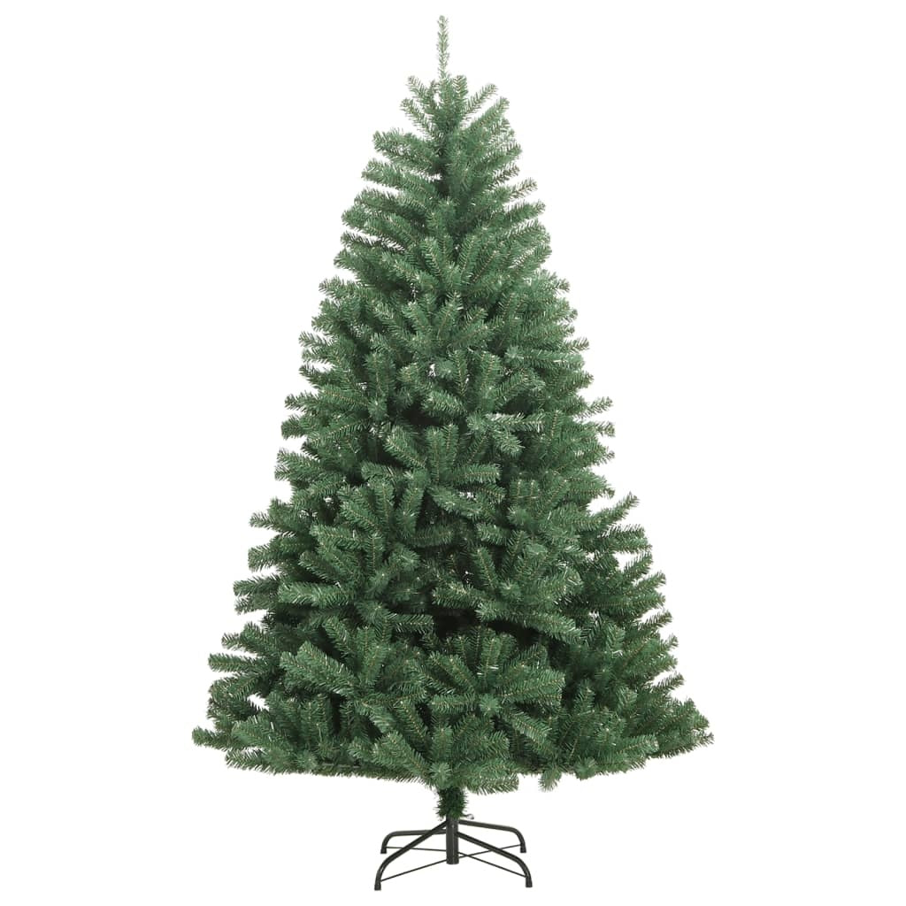 HKM-830163 Foldable Artificial Christmas Tree with Stand, 120 cm Green PVC Design