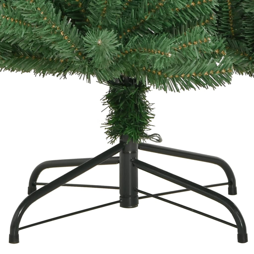 HKM-830163 Foldable Artificial Christmas Tree with Stand, 120 cm Green PVC Design