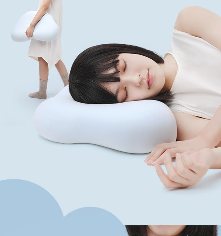 HKM-830163 Summer Cool Blue Memory Foam Pillow - Ergonomic Design for Comfort and Support