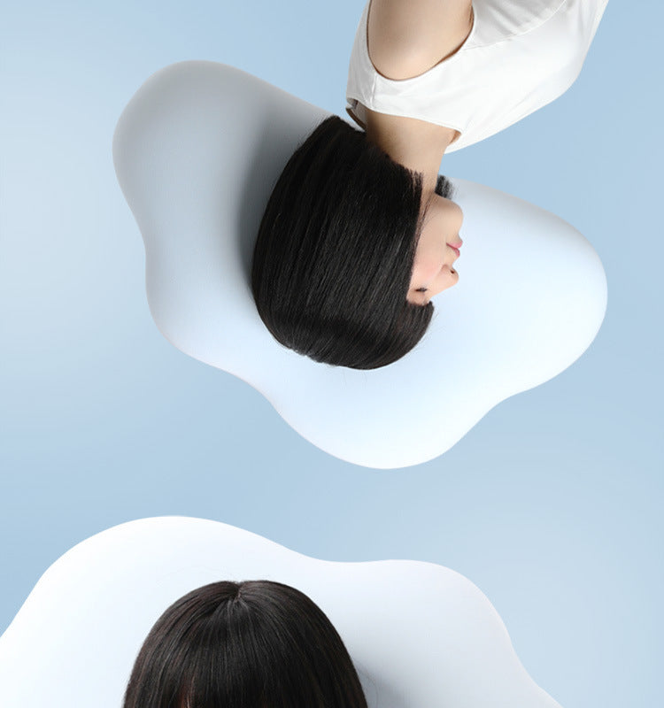 HKM-830163 Summer Cool Blue Memory Foam Pillow - Ergonomic Design for Comfort and Support