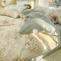 HKM-830675 Summer Washable Four-Piece Cotton Bed Set with Multiple Patterns for 1.5m and 1.8m Beds