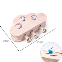 HKM-830803 Interactive Cat Scratcher Toy with Pop-Up Feature for Engaging Play and Scratching Activities