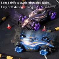 HKM-830931 Electric Stunt Remote Control Formula Racing Car - Spinning Drift Truck for Kids 5+ - Ready-to-Go Toy Vehicle
