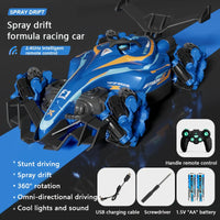 HKM-830931 Electric Stunt Remote Control Formula Racing Car - Spinning Drift Truck for Kids 5+ - Ready-to-Go Toy Vehicle
