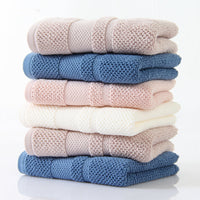 HKM-830931 Thick Cotton Embroidered Towel - 35x75 cm, Soft and Highly Absorbent, Available in Multiple Colors