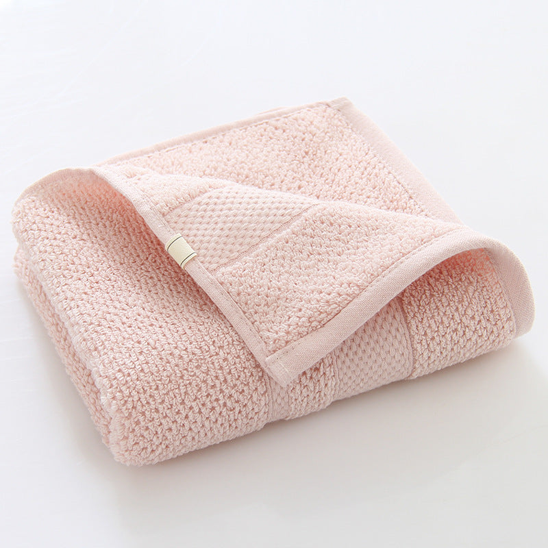 HKM-830931 Thick Cotton Embroidered Towel - 35x75 cm, Soft and Highly Absorbent, Available in Multiple Colors