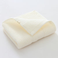 HKM-830931 Thick Cotton Embroidered Towel - 35x75 cm, Soft and Highly Absorbent, Available in Multiple Colors